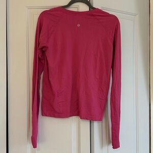 Lululemon Athletica Swiftly Tech Long Sleeve Race Length Pink